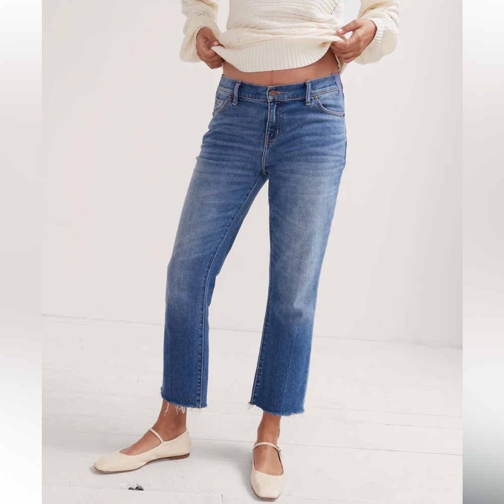 Hatch Women's Ankle Cropped Jeans